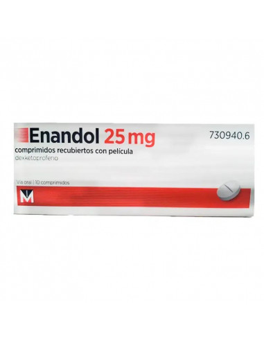 Enandol 25 mg, 10 Comprimidos