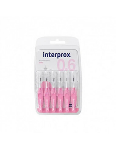 Interprox Cepillo Dental Interproximal Nano, 6 unidades