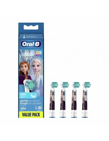 Oral-B Stages Frozen Recambio Cepillo Eléctrico +3 Años 4 unidades