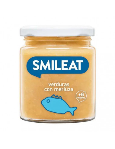 Smileat Tarrito Merluza con Verduras, 230 gr