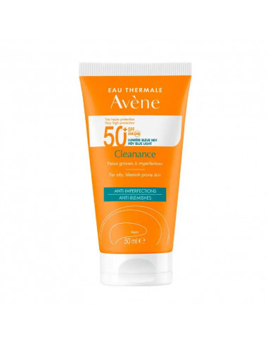 Avene Cleanance Solar SPF 50+, pieles grasas, 50 ml