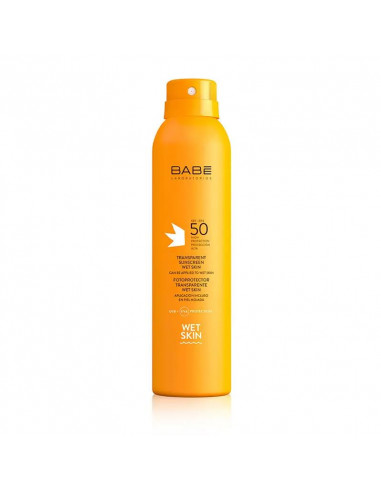BABÉ Fotoprotector Transparente Wet Skin SPF 50, 200 ml