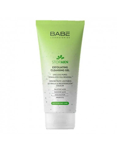 Babé Stop Akn Limpiador Exfoliante, 200 ml