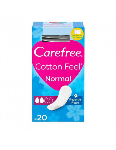 Carefree Plus Large Fresh, 20 Unidades