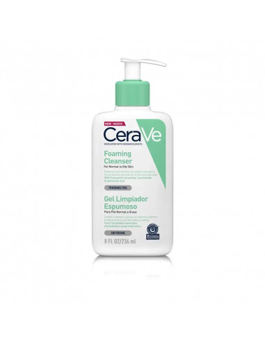 CeraVe Gel Limpiador Espumoso, 236 ml