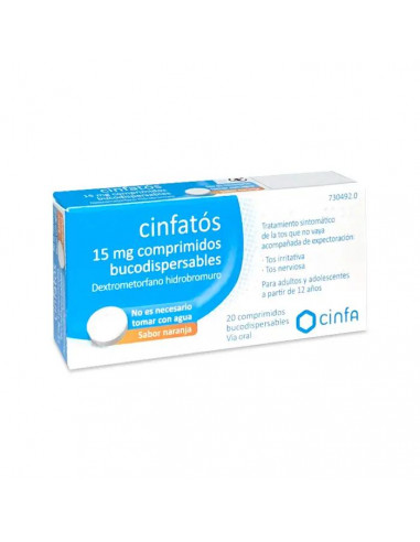 Cinfatos 15 mg, 20 Comprimidos Bucodispersables