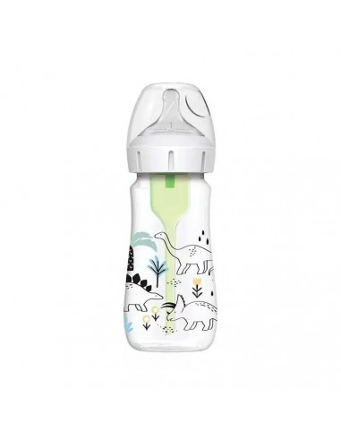 Dr.Brown'S Biberon Boca Ancha 270Ml Dinosaurio Pp Options +