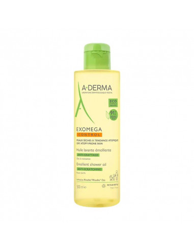 A-Derma Exomega Control Aceite de Ducha Emoliente 500 ml