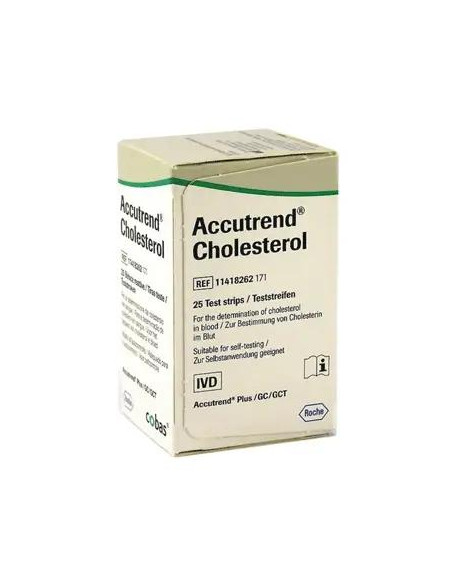 ACCUTREND COLESTEROL 25 TIRAS