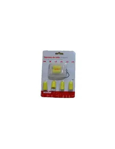 Acofar Tapones Oídos Espuma 6 ud