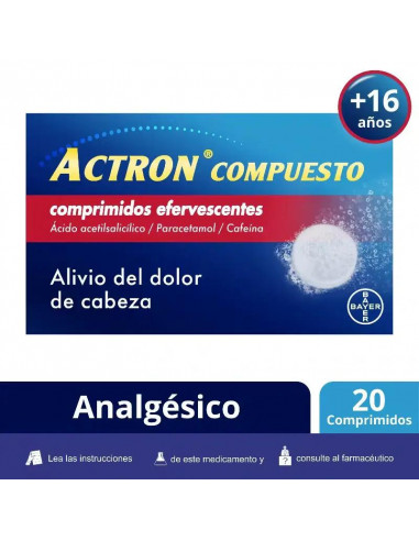 Actron Compuesto 20 Comprimidos Efervescentes
