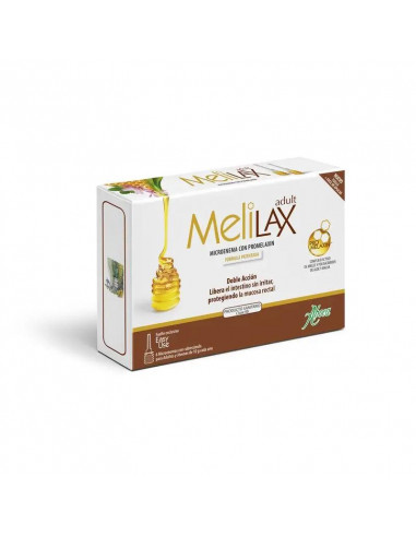 Aboca Melilax Adult 6 Microenemas 10 G Estreñimiento Evacuativo, Libera El Intestino Y Molestias, Irritación Y La Inflamación