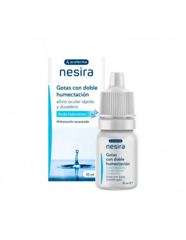 Acofar Nesira Gotas Doble Humectación con Ac.Hialurónico 10 ml