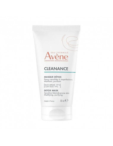 Avène Cleanance Mascarilla Detox 3 en 1, 50 ml