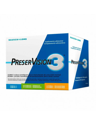 Bausch & Lomb Preservision 3 180 cápsulas