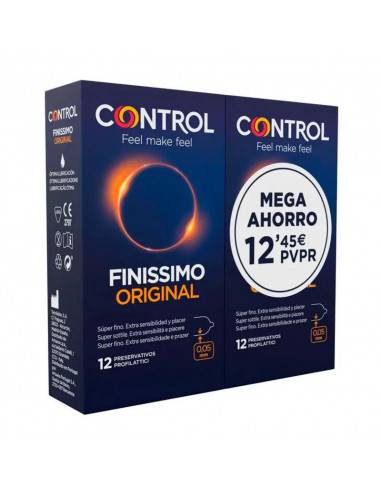 Control Pack Finissimo 2 x 12 preservativos