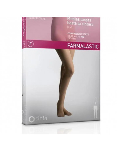 Farmalastic Panty Compresión Normal  Beige, Talla Grande