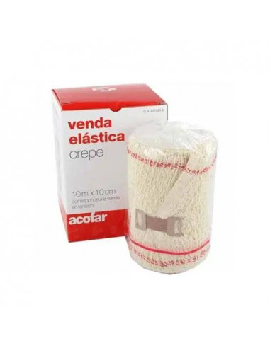 Acofar Venda Elastica Crepe 10 M x 10 cm