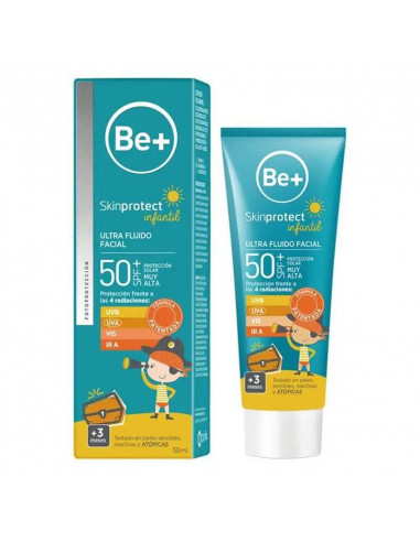 Be + Skin Protect Fluido Facial Infantil SPF50+ 50 ml