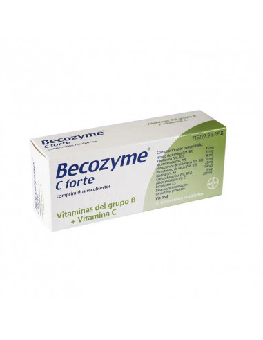 Becozyme C Forte, 30 Comprimidos