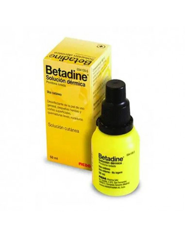 Betadine 10% Solución Tópica 1 Frasco 50 ml