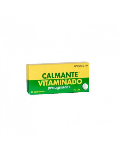 Calmante Vitaminado Perez Gimenez 20 Comprimidos