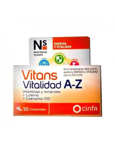 Cinfa Ns Vitans Vitalidad A-Z 30 comprimidos