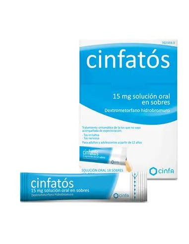 Cinfatos 15 mg Solución Oral 18 sobres