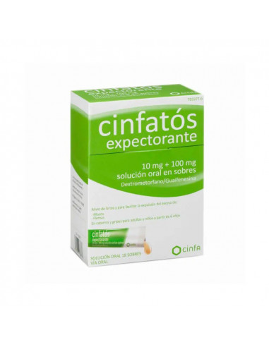 Cinfatos Expectorante Solución Oral 18 sobres