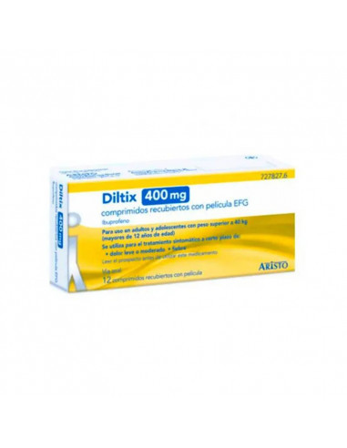 Diltix 400 mg, 12 Comprimidos Recubiertos