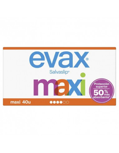 Evax Salvaslip Maxi Protegeslips 40 unidades