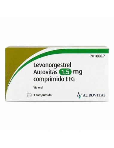 Levonorgestrel Aurovitas  EFG 1.5 mg 1 Comprimido