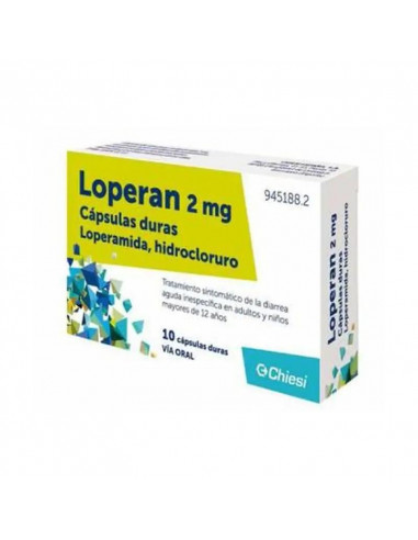 Loperan 2 mg 10 cápsulas