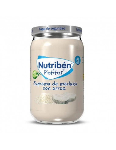 Nutriben Potito Suprema de Merluza con Arroz 235 gr