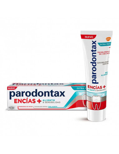 Parodontax Pasta de Dientes Encías Sensibilidad Extra Fresh, 75 ml