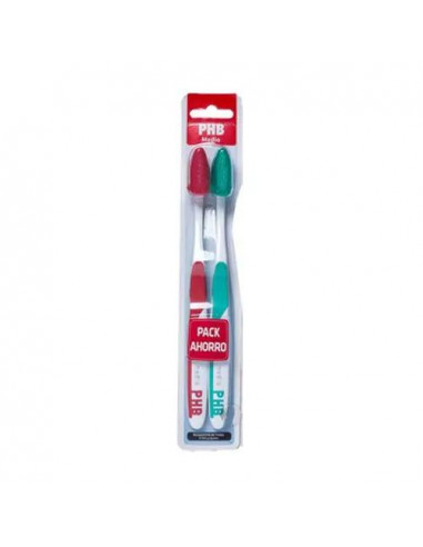 PHB Duplo Cepillo Dental Adulto Plus Medio