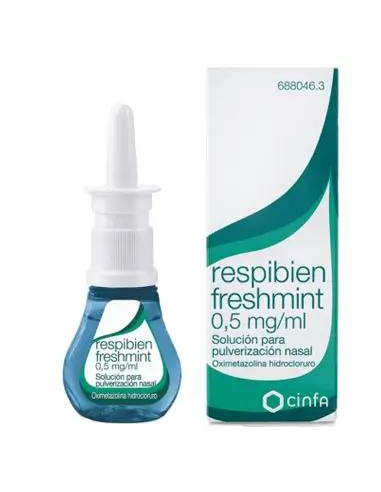 Respibien Freshmint 0,5 mg/ml Solución Pulverización Nasal 15 ml