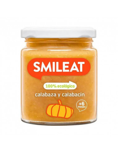 Smileat Tarrito Calabaza y Calabacín, 230 gr