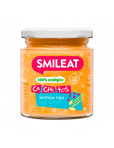 Smileat Tarrito con Cachitos de Lentejas con Quinoa Eco 230 gr