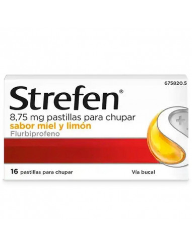 Strefen Miel y Limón, 16 Pastillas para Chupar