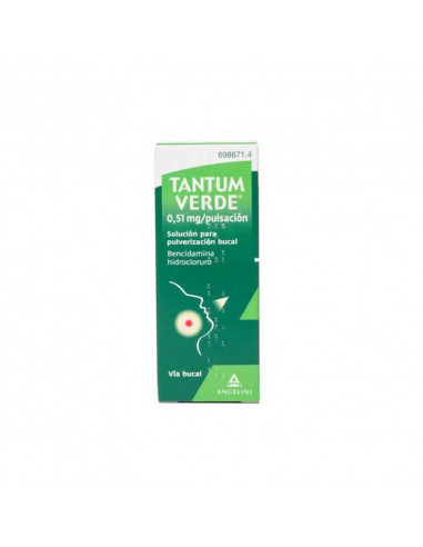 Tantum Verde Solución Para Pulverización Bucal 15 ml