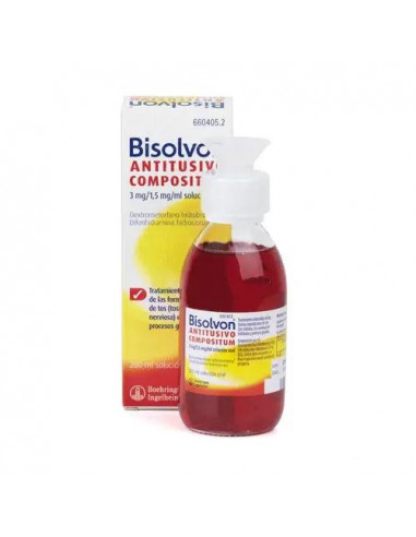 Bisolvon Antitusivo Compositum 3/1,5 mg/ ml Solución Oral 200 ml