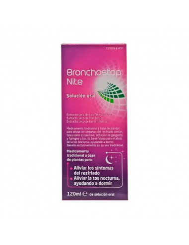 Bronchostop Nite Solucion Oral 1 Frasco, 120 ml