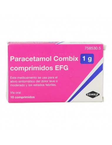 Combix Paracetamol Efg, 1 g 10 comprimidos