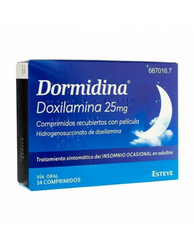 Dormidina 25 mg 14 Comprimidos