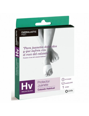 Farmalastic Protector Juanete Hallux Valgus Silicona T/G