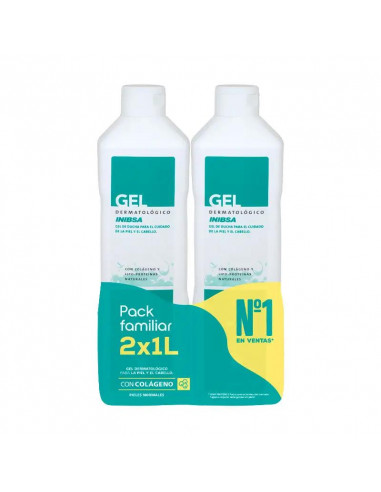 Inibsa Pack Gel Dermatologico, 2x1L