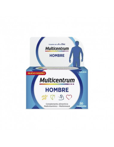 Multicentrum Hombre Complemento alimenticio Multivitamínico, 30 comprimidos