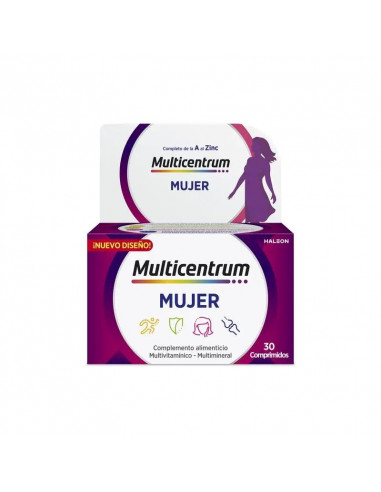 Multicentrum Mujer Complemento alimenticio Multivitamínico, 30 comprimidos