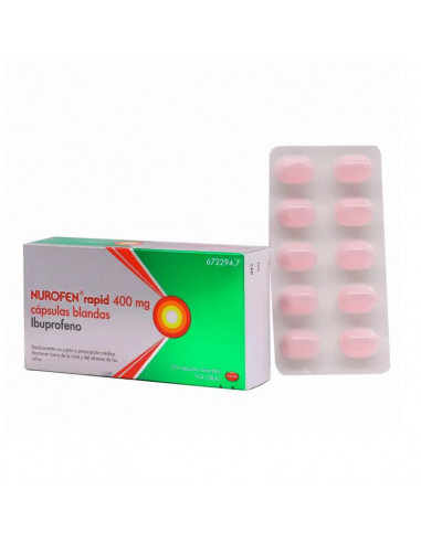 Nurofen Rapid 400 mg, 20 Cápsulas Blandas